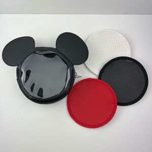 Disney Mickey Mouse Pin trading Pouch, used once